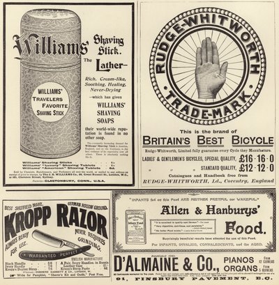 Publicité du numéro de Noël de The Graphic 1897 - English School