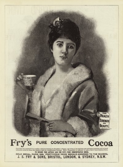 Publicité, cacao Fry - English School