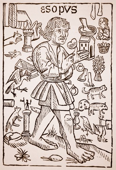 Ésope, frontispice des Fables d