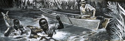 Africains sauvant des animaux - English School