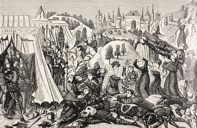Après la bataille de Hastings, vers 1880 - English School