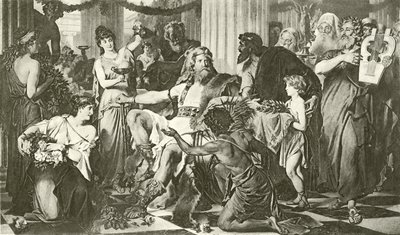 Alaric à Athènes (gravure) - English School