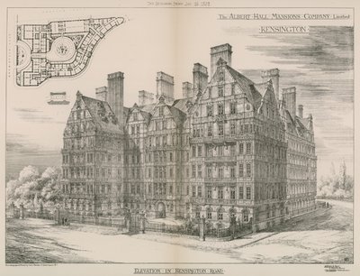 Albert Hall Mansions, Kensington, Londres - English School