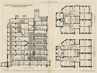 Albert Hall Mansions, South Kensington - English School