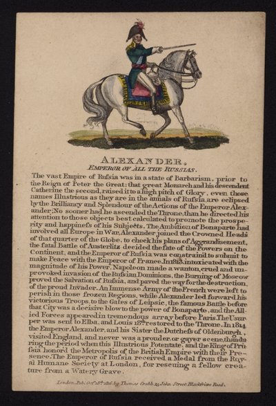 Alexandre I, Tsar de Russie - English School