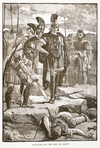 Alexandre et le corps de Darius - English School