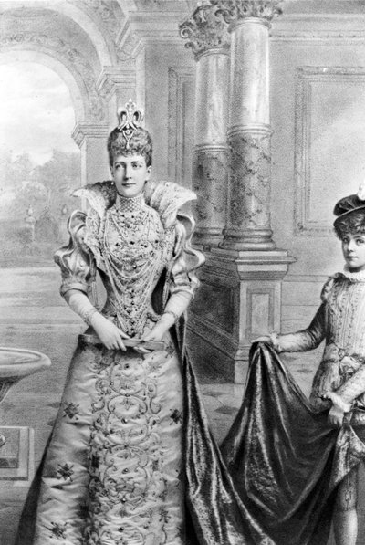 Alexandra de Danemark, reine consort du Royaume-Uni et des Dominions britanniques, 19ème siècle - English School