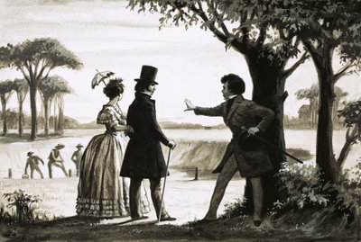 Alexandre Dumas fait le tour de son domaine - English School
