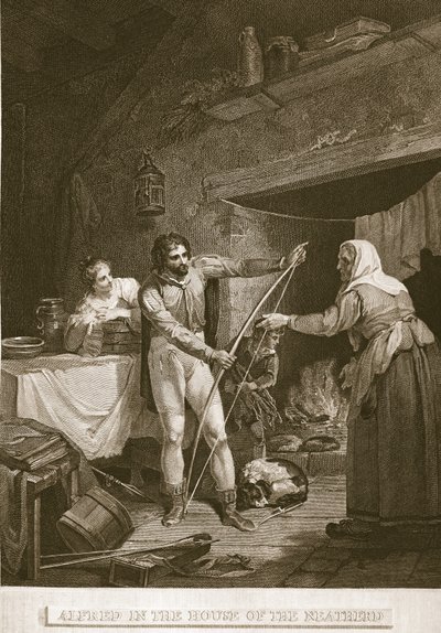Alfred dans la maison du vacher, illustration de L