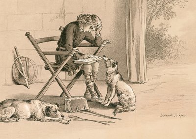 Alfred apprenant à lire - English School