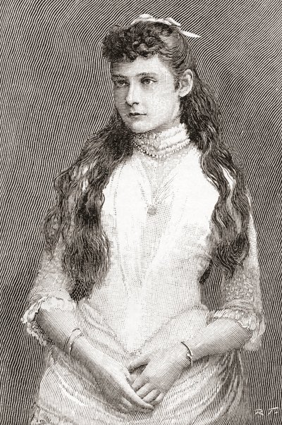 Alix de Hesse et du Rhin plus tard Alexandra Feodorovna - English School