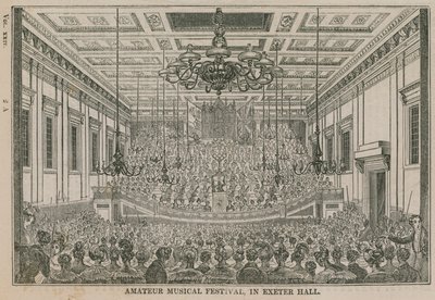 Festival musical amateur à Exeter Hall - English School