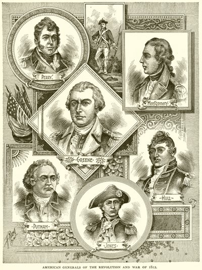Généraux américains de la Révolution et de la guerre de 1812 - English School