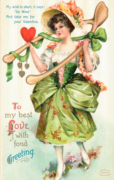 Carte de Saint-Valentin américaine - English School
