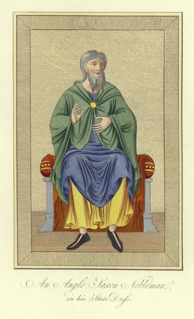 Un noble anglo-saxon en habit d