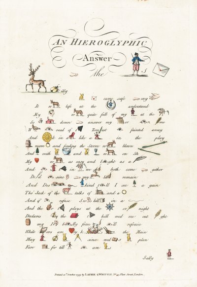 Une réponse hiéroglyphique - English School
