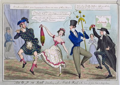 Un Bal O.P.ra, Se Terminant par une Danse Écossaise sur l