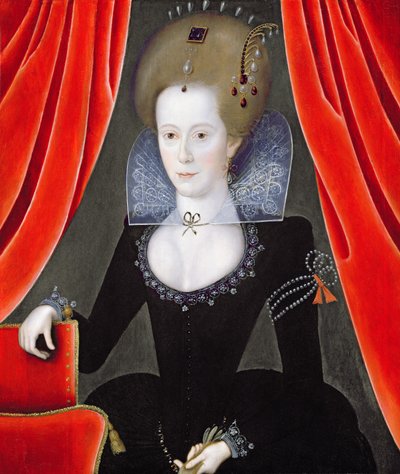 Une dame inconnue, vers 1610 - English School