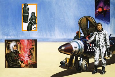 Un pilote de X-15 respire l