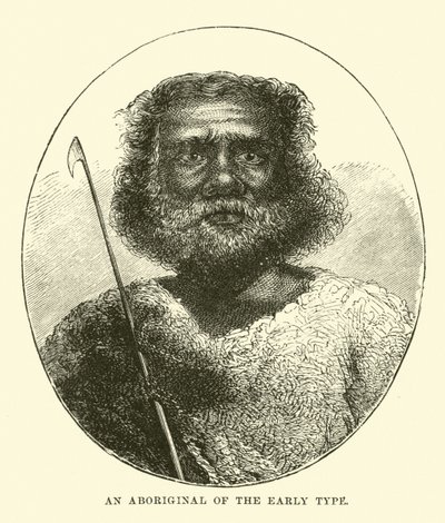 Un aborigène du type ancien - English School