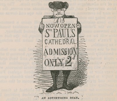 Un doyen publicitaire; caricature - English School