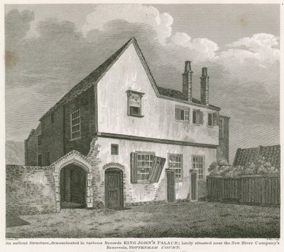 Une structure ancienne dénommée dans divers documents Palais du Roi Jean - English School