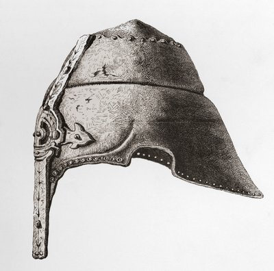 Un casque nasal du début du XIIe siècle, tiré de L