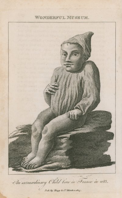 Un enfant extraordinaire né en France en 1683 - English School