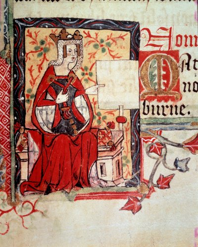 Une illumination représentant Mathilde l