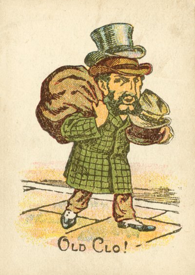 Un vieux marchand de vêtements - English School