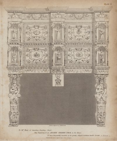 Ancienne cheminée dans l