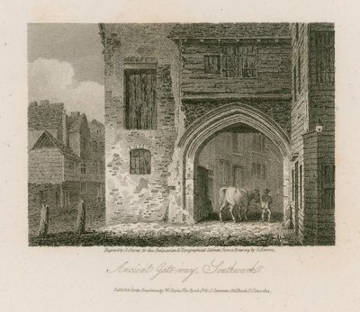 Ancienne porte, Southwark - English School