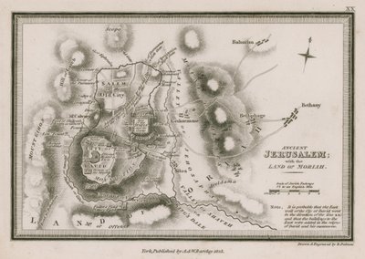 Jérusalem antique; avec le pays de Moriah - English School