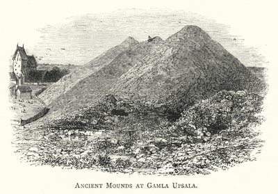 Anciens tumulus à Gamla Upsala - English School