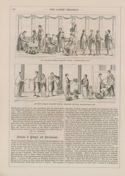 Scènes de marché romain antique - English School