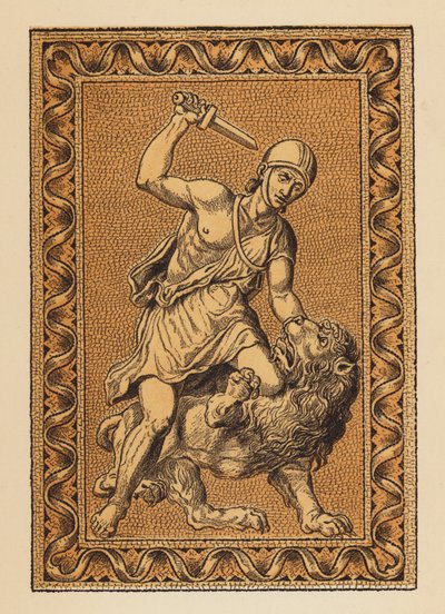 Rome antique : Fannius et le lion - English School