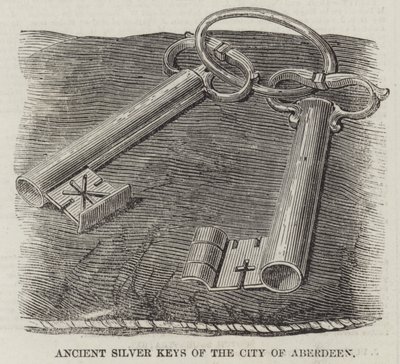 Anciennes clés en argent de la ville d