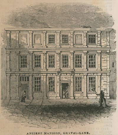 Ancien manoir, Gravel Lane, Londres - English School