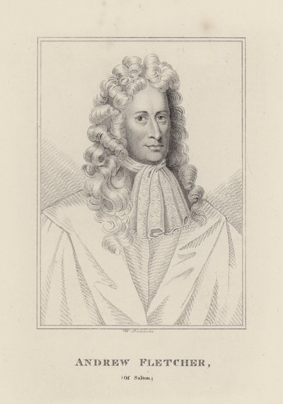 Andrew Fletcher (gravure) - English School