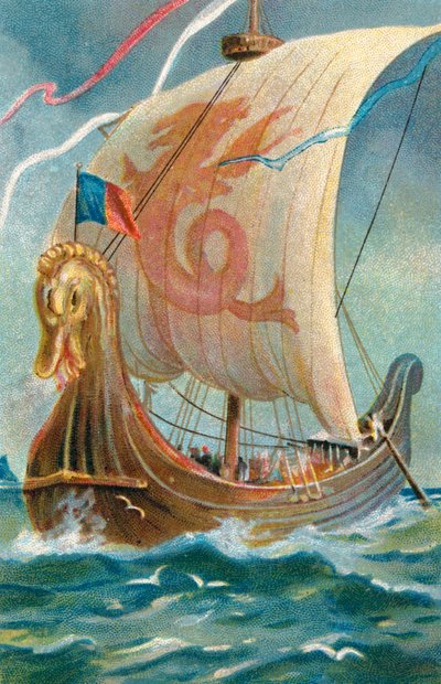 Navire Anglo-Saxon - English School