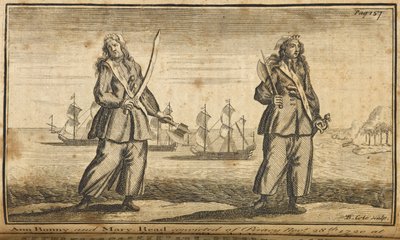 Ann Bonny et Mary Read pirates - English School
