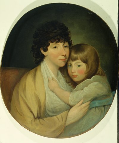 Anna Maria White (Mme Charles Trench) et enfant - English School
