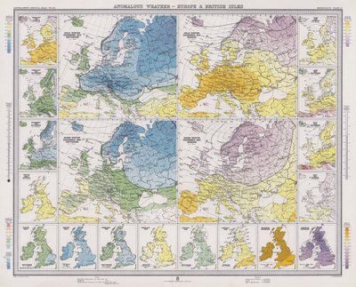 Temps anormal, Europe et îles britanniques - English School
