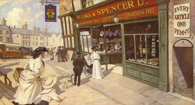 Un autre type de devanture semi-ouverte, 1900 - English School