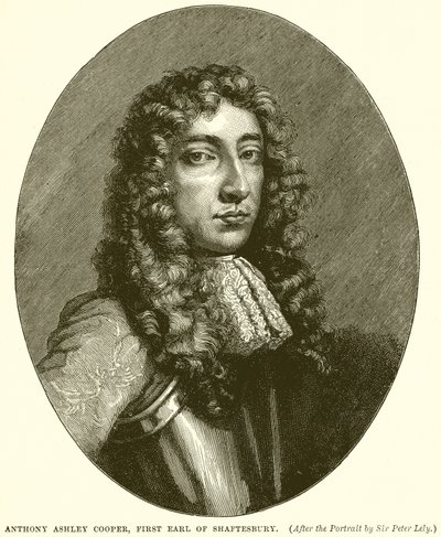 Anthony Ashley Cooper, premier comte de Shaftesbury - English School