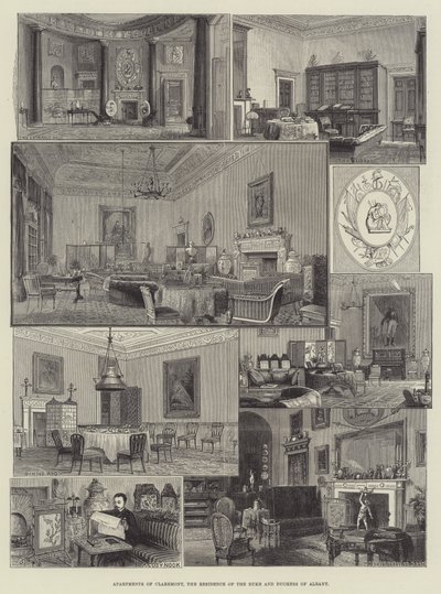 Appartements de Claremont, la résidence du duc et de la duchesse d