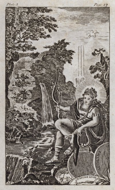 Apollon (gravure) - English School