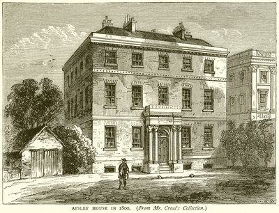 Maison Apsley en 1800 - English School