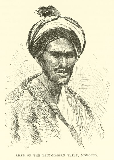 Arabe de la tribu Beni-Hassan, Maroc - English School