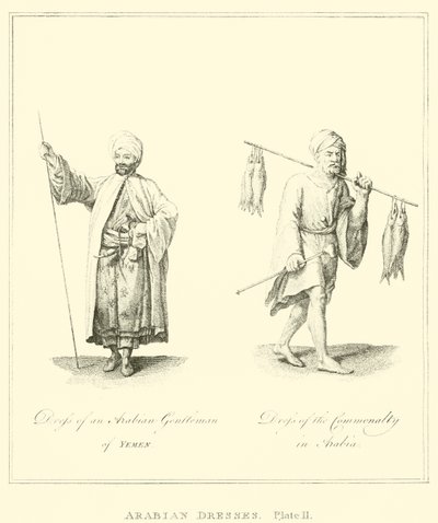 Costumes arabes (gravure) - English School